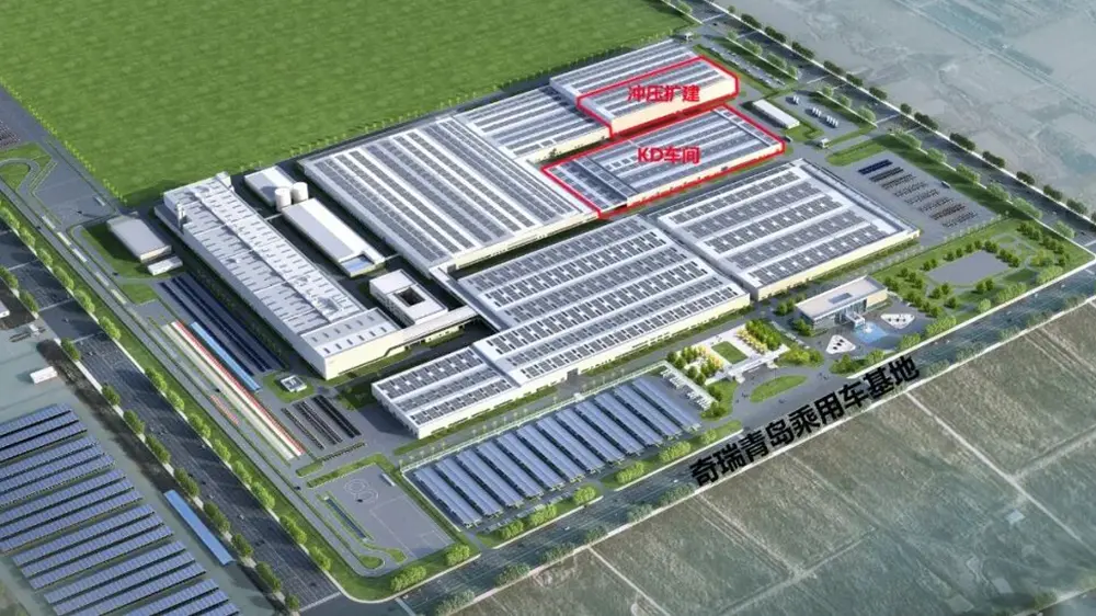 Projeto de construção da oficina de produção de peças Chery KD na viga, EIHE percebeu que o projeto de construção da base Chery Automobile Qingdao ganhou a licitação “três títulos consecutivos”.