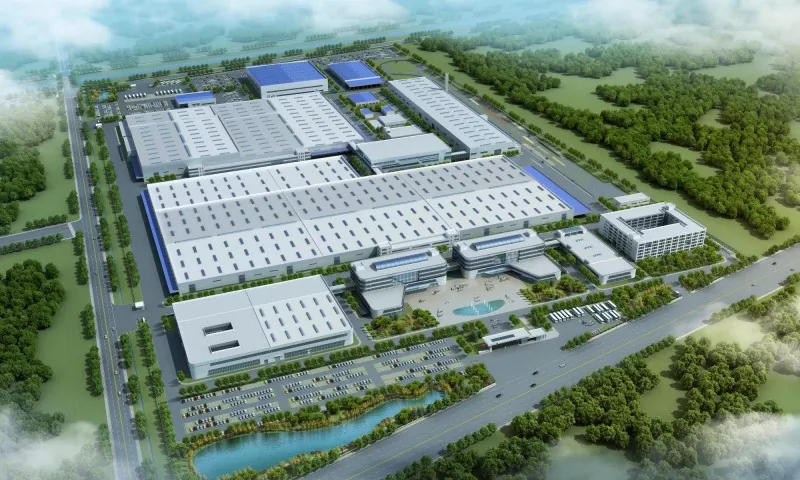 Planta de aço pré-fabricada EHSS para parques industriais automotivos