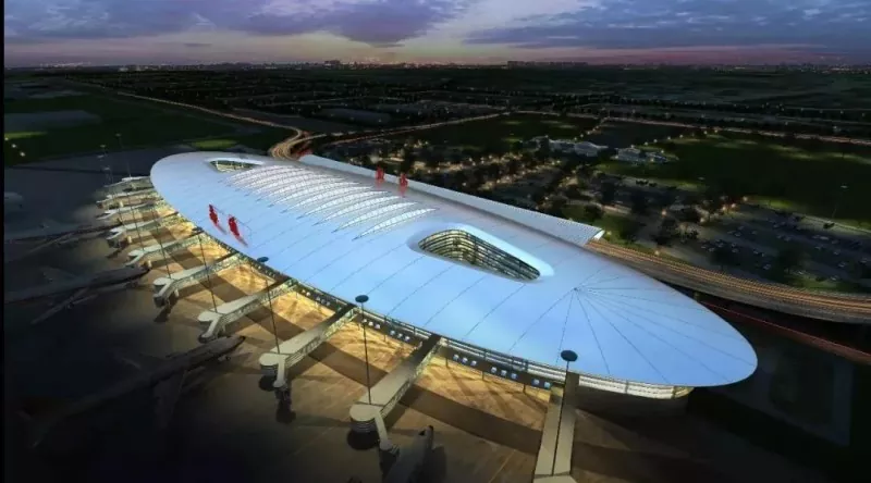 Terminal de aço personalizado para grandes espaços