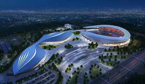 Construção de aço para ginásio tipo cúpula