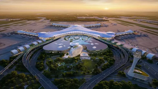 Terminal de estrutura de aço ecologicamente correto