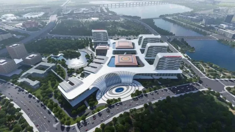 Hospital de aço pré-fabricado de design gratuito