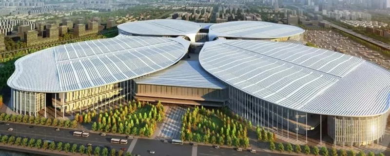 Construção de aço para salão de exposições pesado