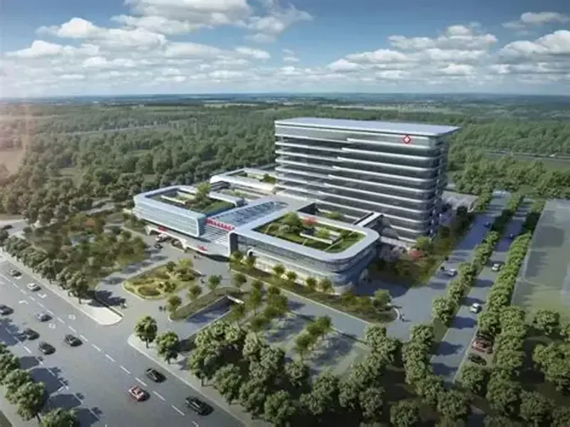 Hospital Geral com Estrutura de Aço Arranha-céu