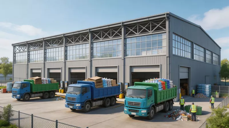 Steel Frame Recycling Resource Sorting Center