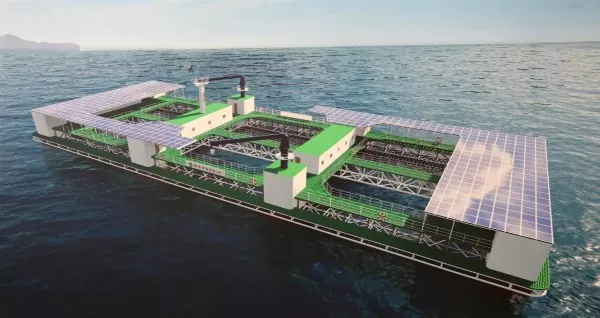 Construção de aço para armazém interno de aquicultura
