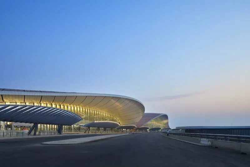 Terminal de aço pré-fabricado de grande vão