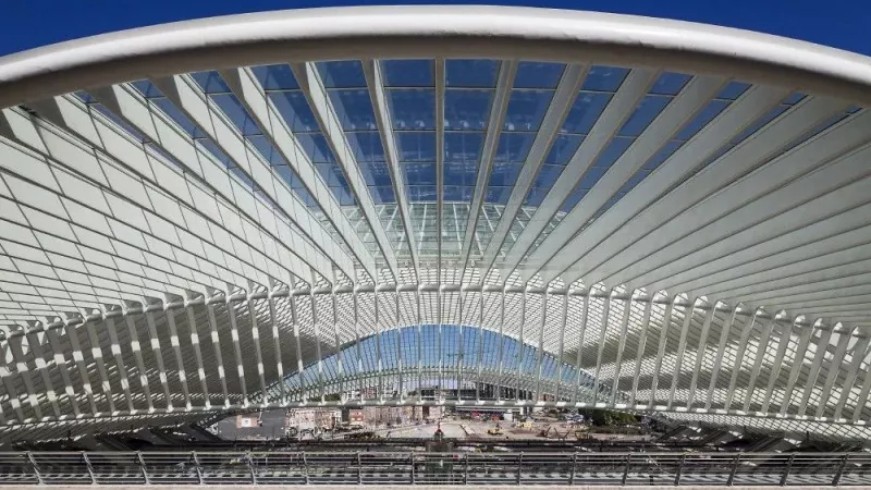 Construção de aço para estação de treliça de grande vão