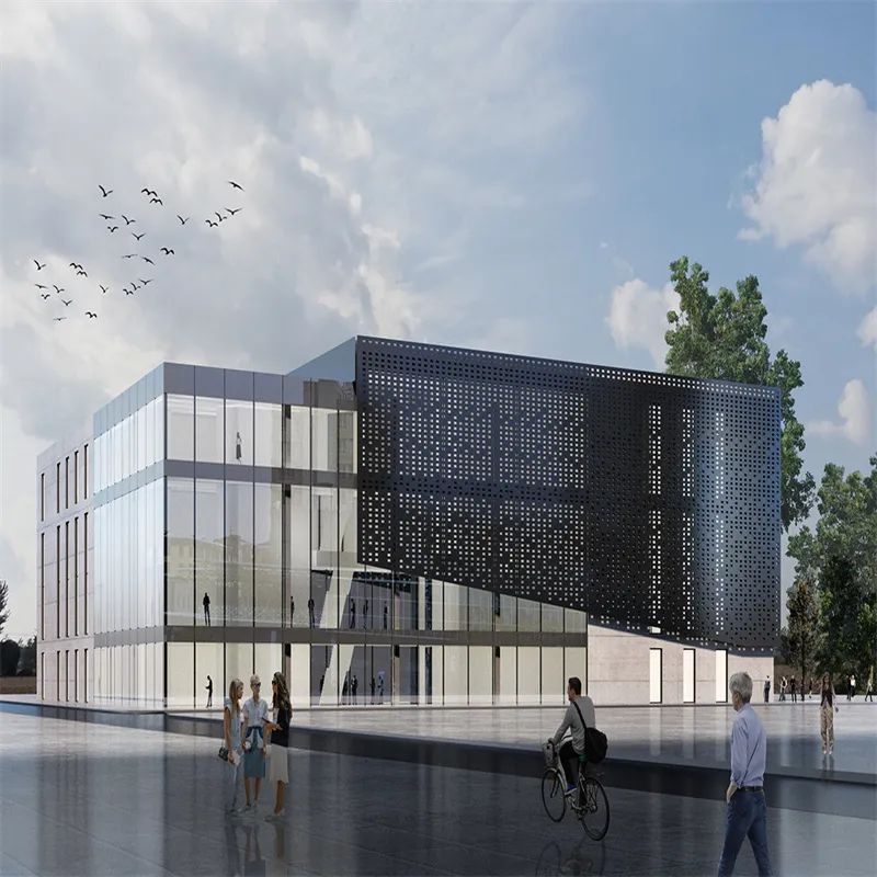Construção de aço para salão de exposições leves