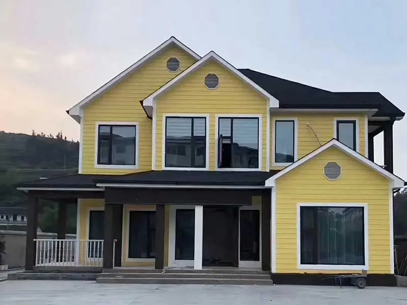 Casa pré-fabricada com quilha de aço leve