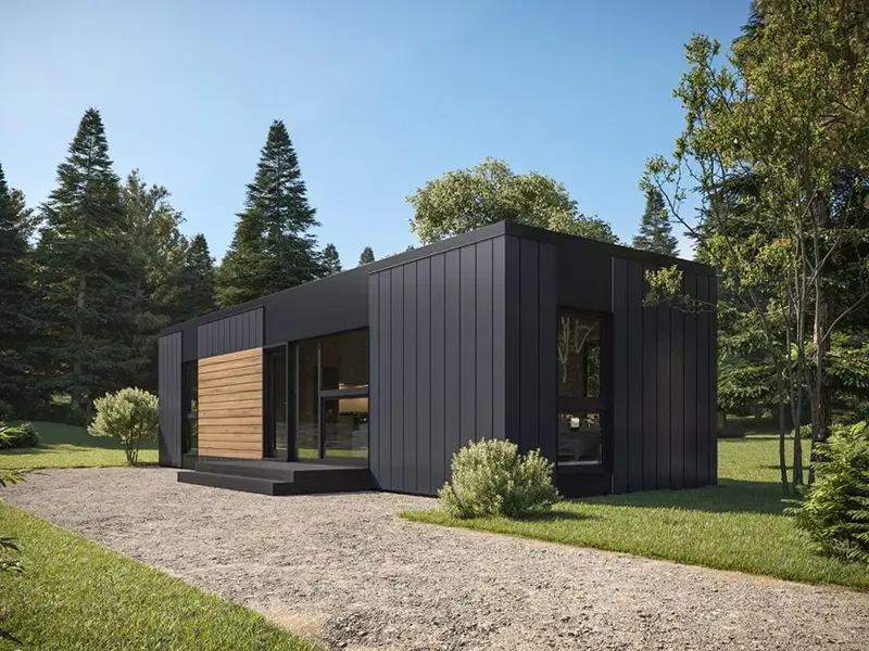 Edifício modular com estrutura de aço