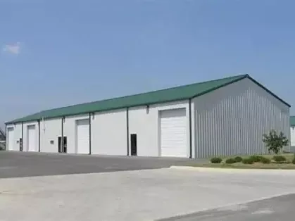 Armazém modular de estrutura de aço