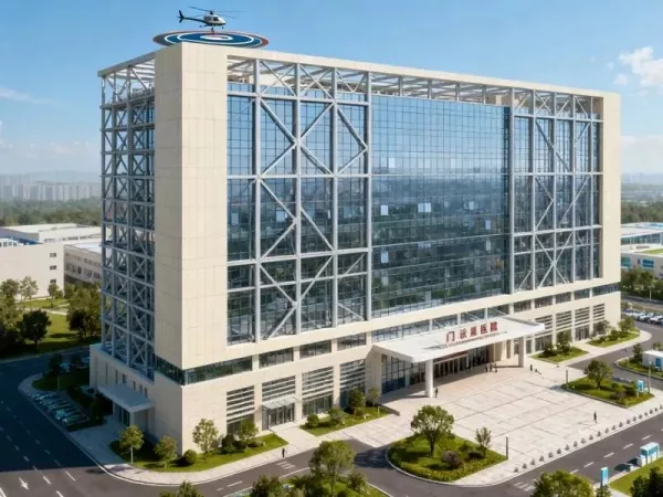 Construção em aço para hospital de oncologia