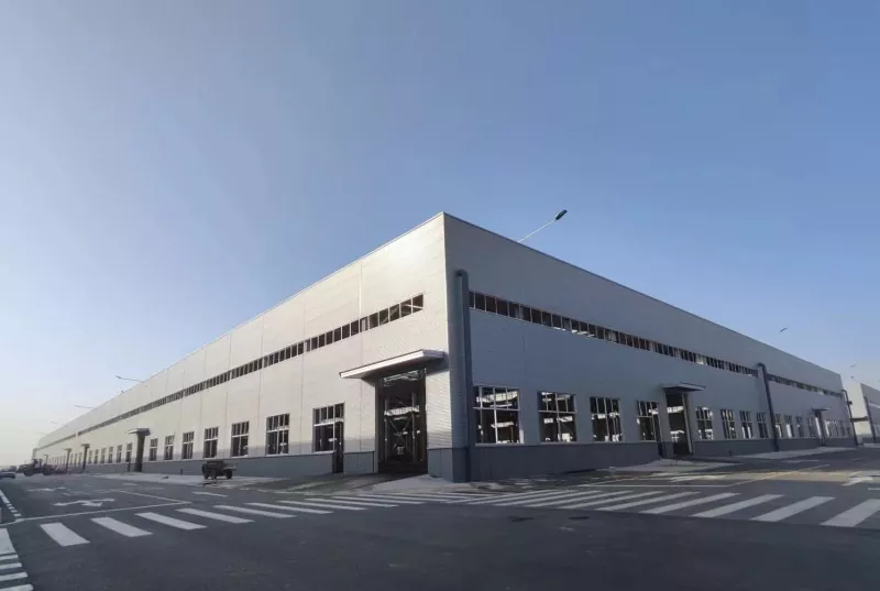 Construção de armazém de aço com estrutura de portal
