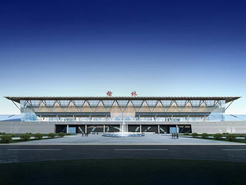 Terminais de aeroporto de aço pré-fabricados
