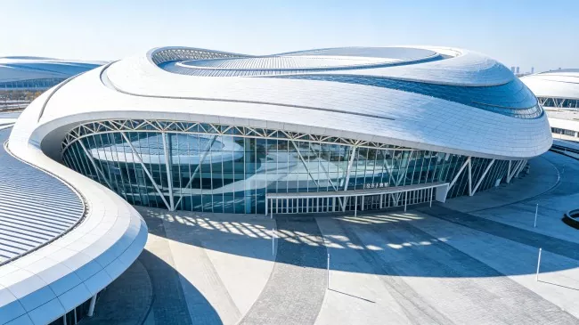 Construção em aço para pista de patinação