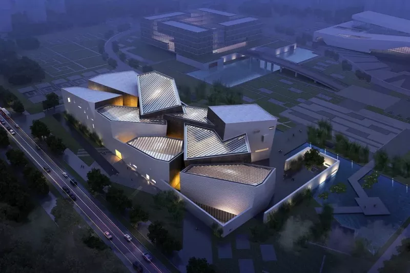 Edifício do Museu de Arte com Estrutura de Aço