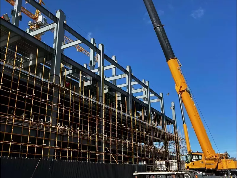 Edifício com estrutura de aço para hospital