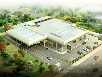 Estrutura de aço com vigas Hotel Office Warehouse Exhibition Hall